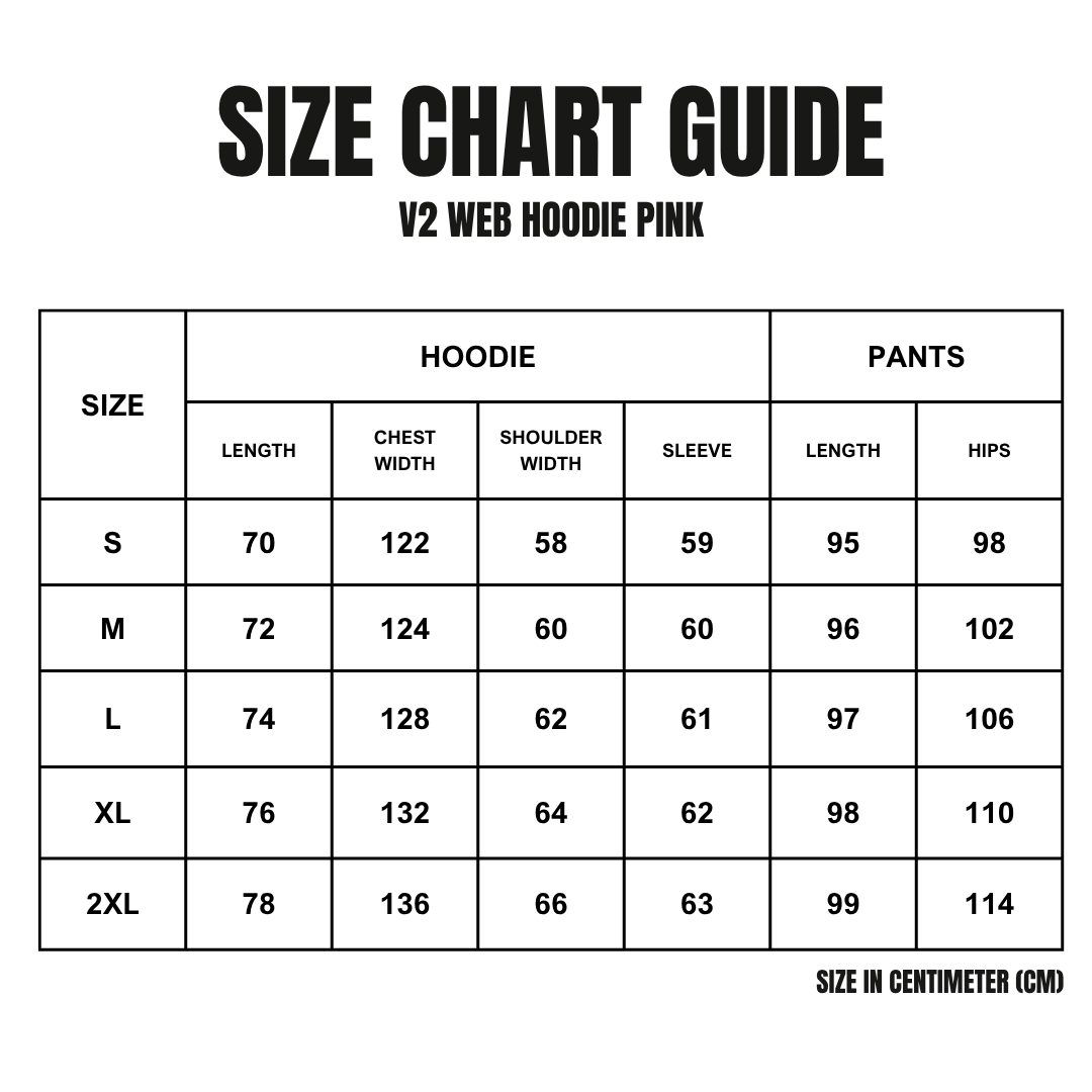 V2 Web Hoodie Pink