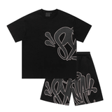 Graffiti Short Set White
