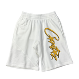 Island Yellow Script Shorts