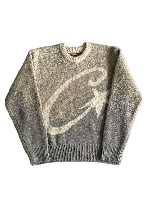 Gradient C-Knit Sweater