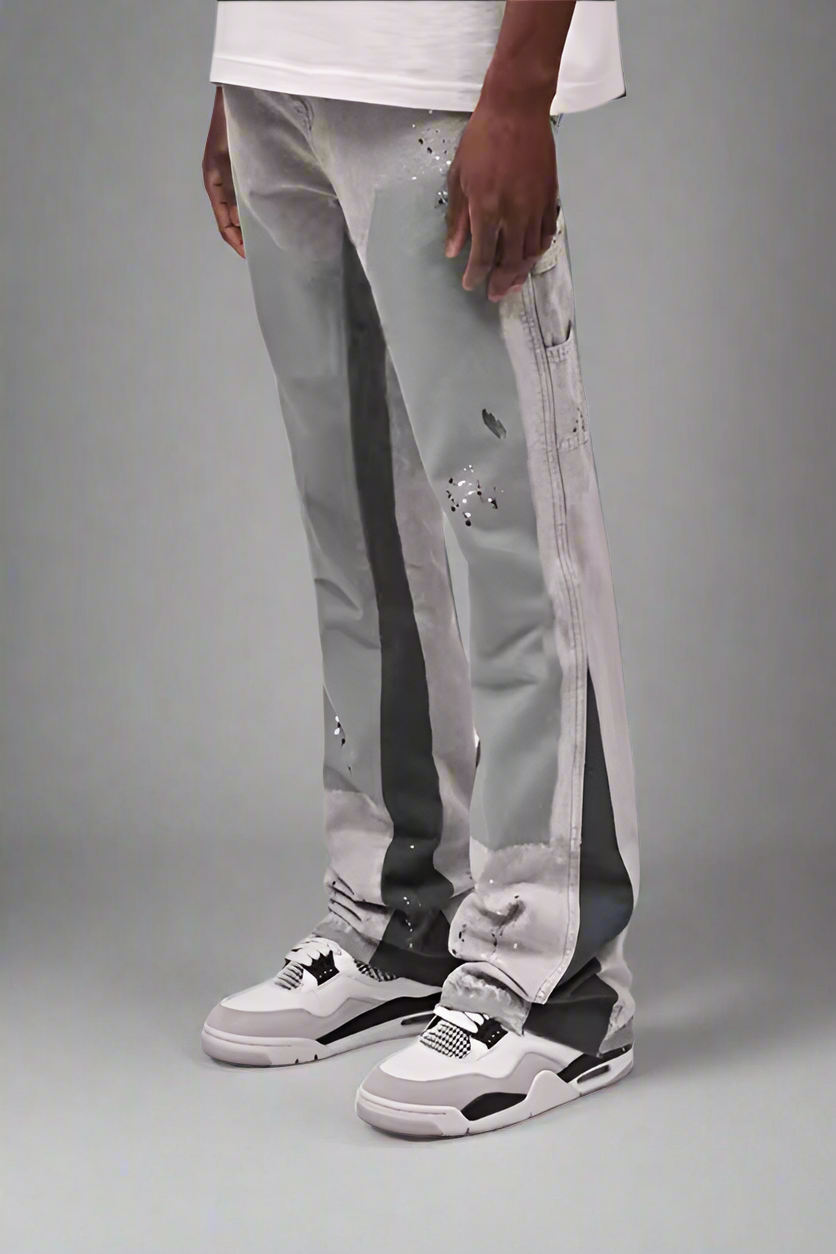 AURORA FLARE PANTS - ABALONE