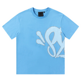 Graffiti Short Set Baby Blue