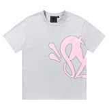 Graffiti Short Set Pink Grey