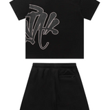 Graffiti Short Set Black
