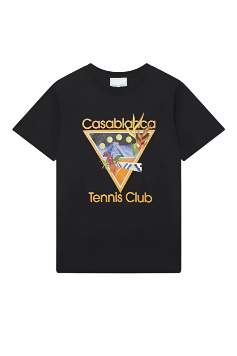 Tennis Club Tee Black