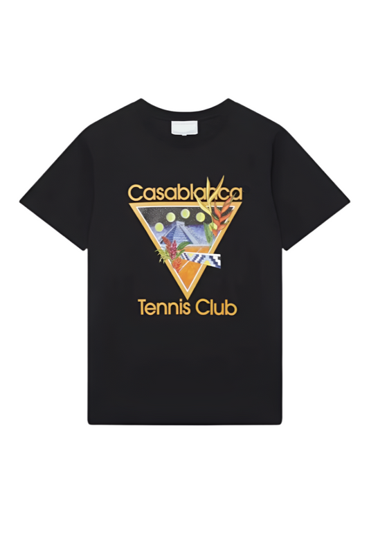 Tennis Club Tee Black