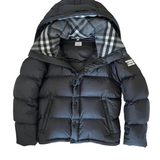 Check Detachable Puffer Jacket
