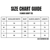 Flower Script Tee
