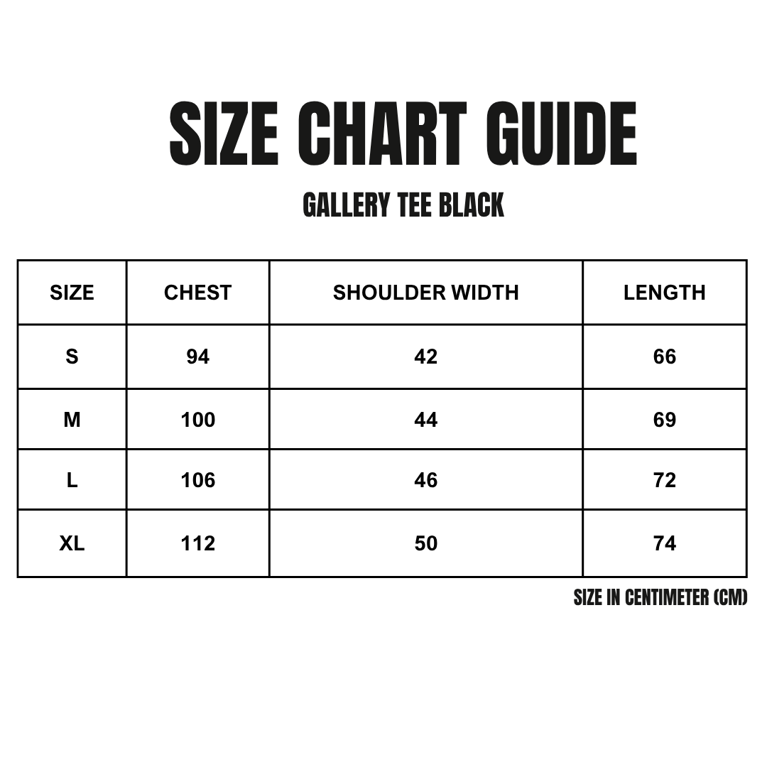 Gallery Tee Black