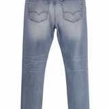 Slim Purple Jeans Washed Blue