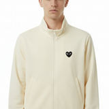 Heart Track Jacket Cream