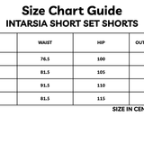 Intarsia Short Set