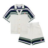 Casa Stripes Short Set